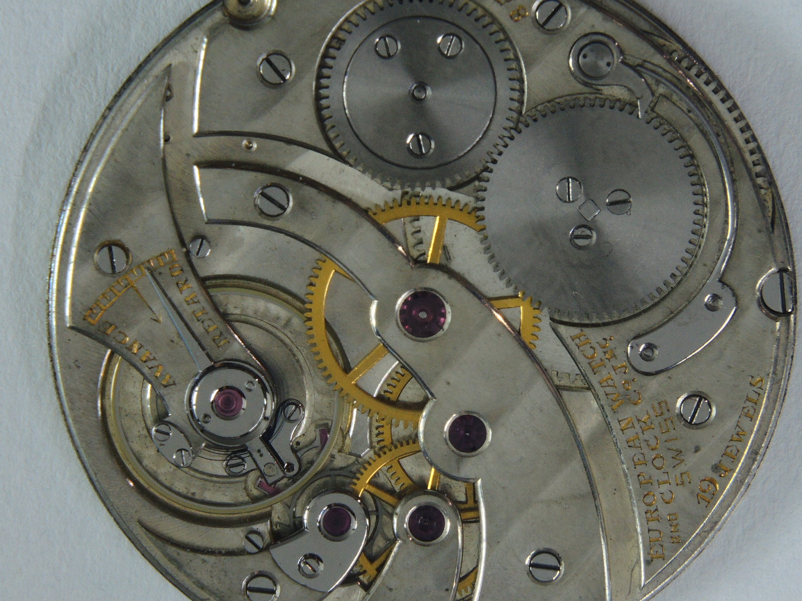 61272 - SOLD - Art Deco Cartier Platinum Onyx Pocket Watch