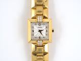 61287 - Circa1990s Concord Gold Diamond Wrist Watch