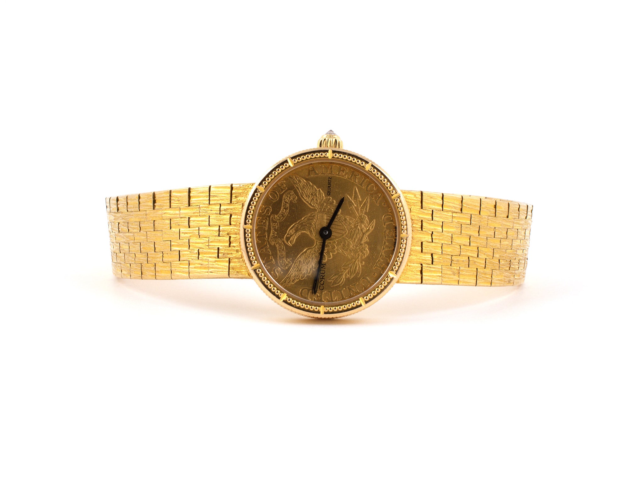 61318 Corum Gold 5 Liberty Head Watch Durland Co