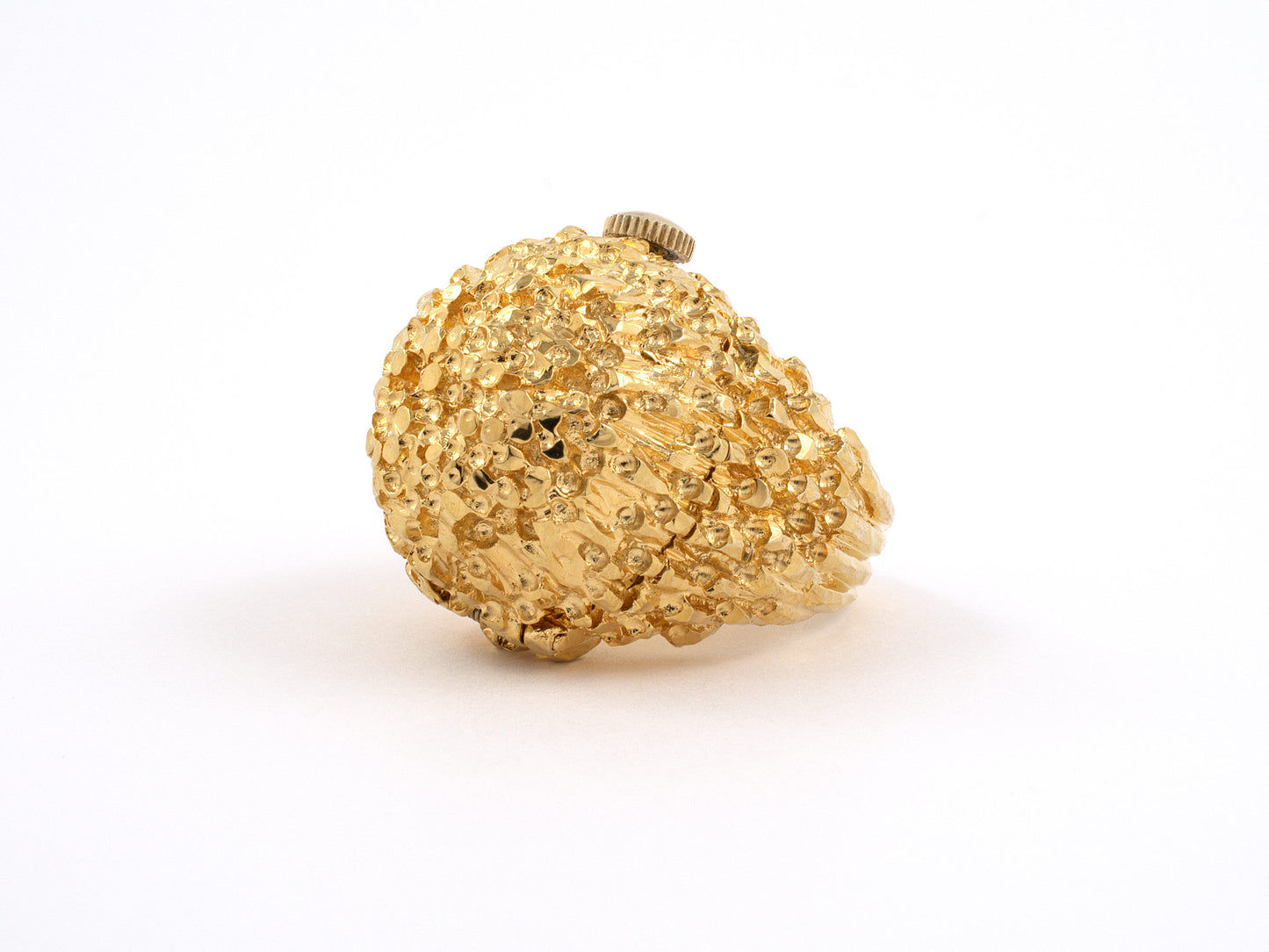61352 - Circa 1960 Le Coultre Gold Watch Ring