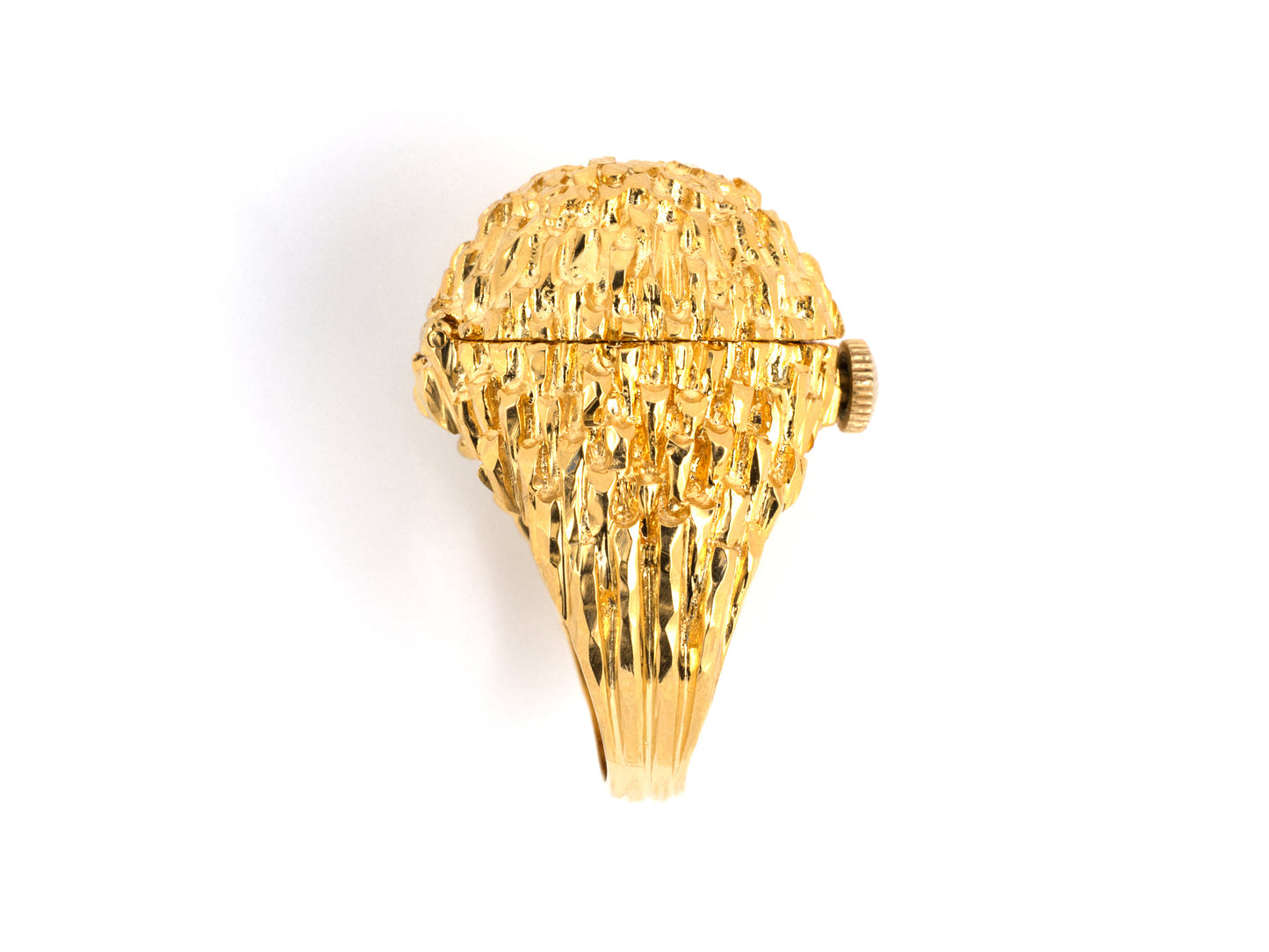 61352 - Circa 1960 Le Coultre Gold Watch Ring