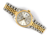 61374 - SOLD - Circa 1985 Rolex Stainless Steel Gold Datejust Watch