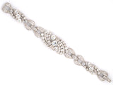 70661 - Art Deco Circa 1938 Trabert & Hoeffer-Mauboussin Reflection Platinum Diamond Bracelet