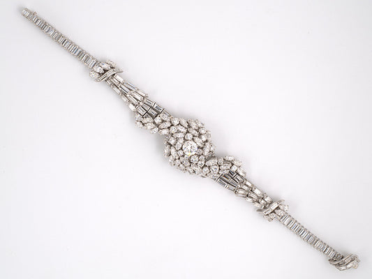 71285 - Circa1950s Platinum Diamond Bracelet