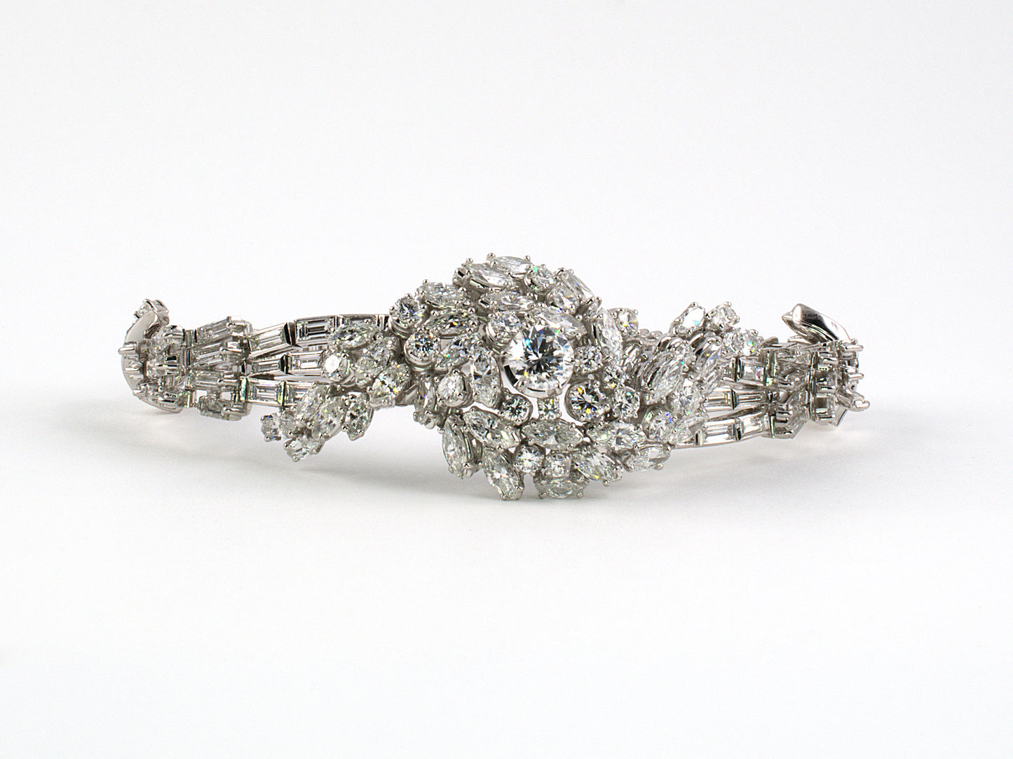 71285 - Circa1950s Platinum Diamond Bracelet