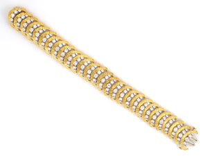 71899 - Platinum Diamond Link Bracelet