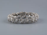 72237 - Circa 1967 Oscar Heyman Diamond Woven Bracelet