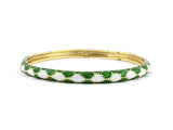 72384 - Tiffany Gold Enamel Bangle Bracelet