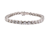 72491 - Platinum Diamond 4-Prong Tennis Bracelet