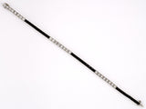 72598 - SOLD - Art Deco Black Starr & Frost Platinum Diamond Black Onyx Bracelet