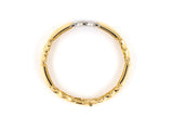 72742 - SOLD - Tiffany Gold Platinum Diamond Knot Bracelet