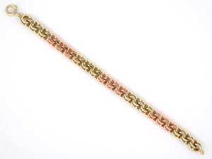 72802 - Retro Gold Curb Link Bracelet