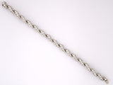 72816 - Yard Platinum Diamond Barber Pole Bracelet