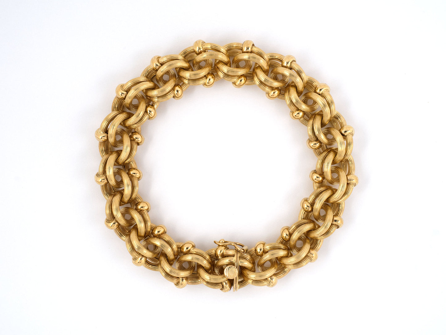 72886 - Tiffany Gold Spiral Link Bracelet