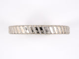 72919 - Birks Gold Diamond Striped Bangle Bracelet