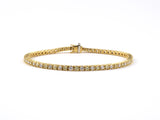 72946 - Kurt Wayne Gold Yellow White Diamond Tennis Bracelet