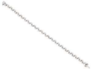 72961 - Lazare Kaplan Platinum Diamond Zig-Zag Line Bracelet