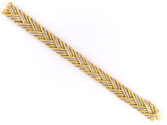 73001 - Circa 2009 Buccellati FIAMMATO Gold Woven Bracelet