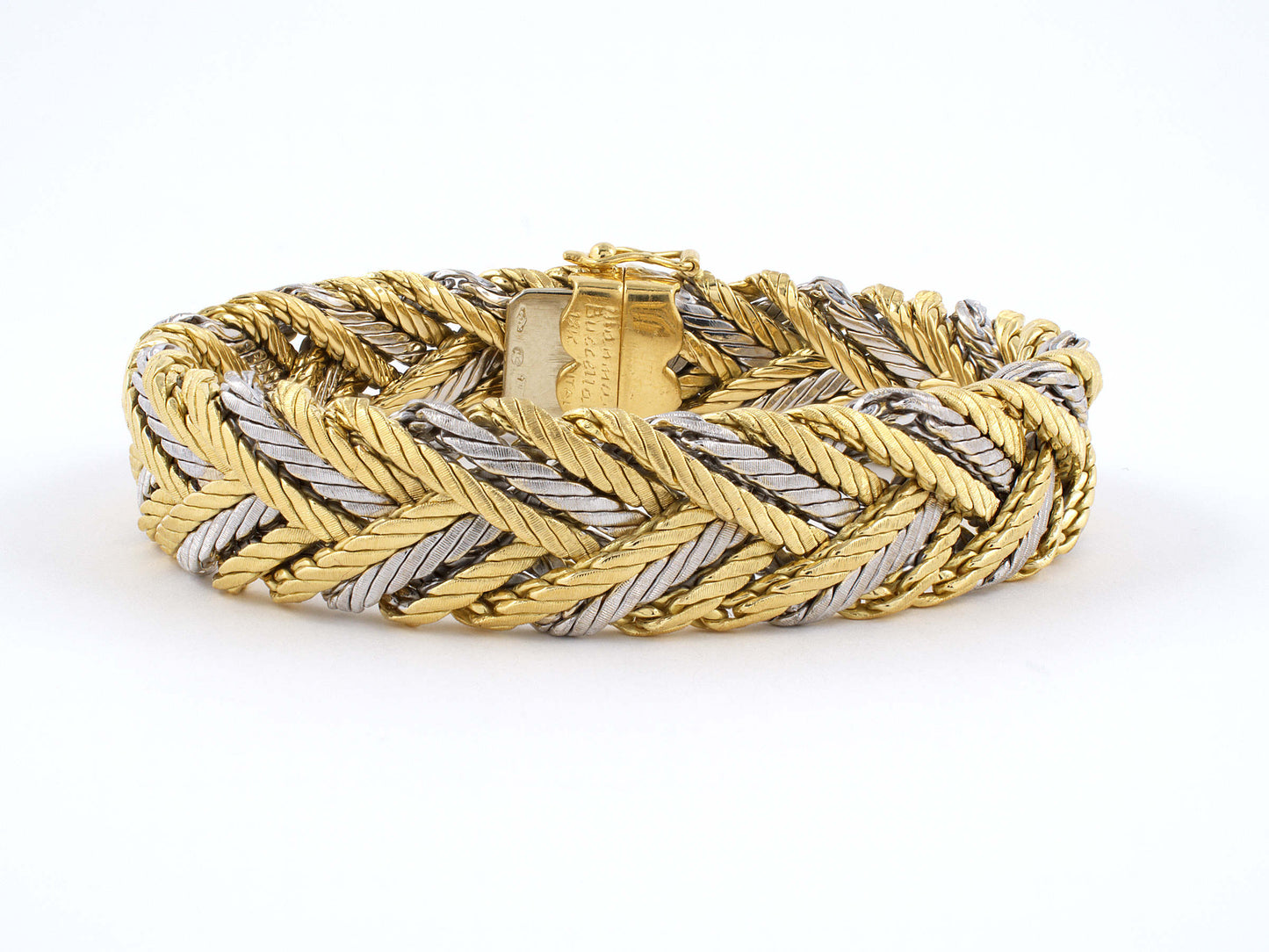 73001 - Circa 2009 Buccellati FIAMMATO Gold Woven Bracelet