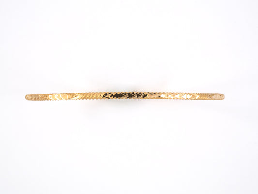 73048 - SOLD - Gold Twisted Bangle Bracelet