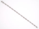 73072 - Circa 1945 Platinum Diamond Bar Line Bracelet