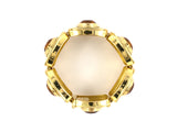 73078 - Circa 1995 De Vroomen Gold Enamel Bracelet