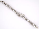 73080 - Circa1950 Platinum Diamond Woven Bracelet