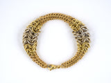 73093 - Carvin French Gold Woven Link Bracelet