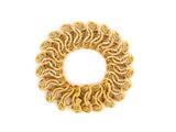 73164 - SOLD - Retro Gold Woven Scroll Bracelet