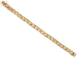 73167 - SOLD - Gold Hexagon Curb Link Bracelet