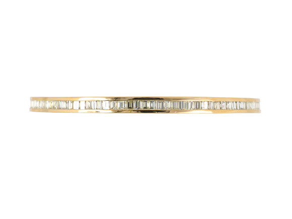 73233 - Gold Diamond Eternity Bangle Bracelet