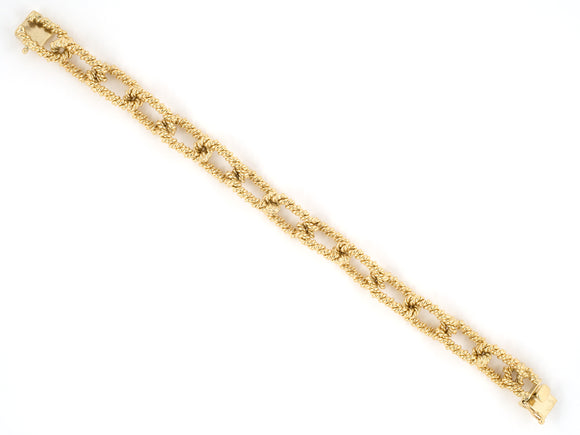 73240 - SOLD - Simon Sobie Gold Twisted Bracelet