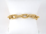 73240 - SOLD - Simon Sobie Gold Twisted Bracelet