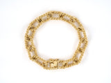 73240 - SOLD - Simon Sobie Gold Twisted Bracelet