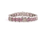 73249 - Gold Tourmaline Diamond Line Bracelet