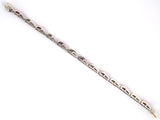 73263 - SOLD - Circa 1950 Oscar Heyman Platinum Diamond Ruby Bracelet