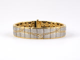 73293 - SOLD - Bondanza Gold Platinum Diamond Tree Branch Bracelet