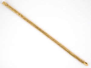 73395 - Gold Chevron Link Bracelet