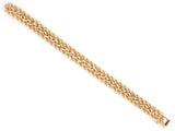 73432 - SOLD - Gold Rope Woven Bracelet