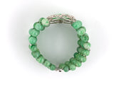 73488 - Circa 1950s Gold Jadeite Pearl Diamond Bracelet