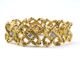 73509 - Circa1970 Schlumberger Tiffany Gold Diamond Bracelet