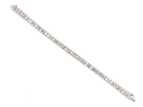 73517 - Platinum Diamond Line Bracelet