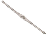 73526 - Art Deco Platinum Diamond Block Bracelet