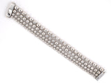 73561 - SOLD - Circa 2000 Cartier La Nouvelle Vague Gold Diamond Bracelet