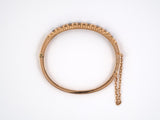 73572 - SOLD - Victorian Gold AGL Cambodia Sapphire Diamond French Bracelet