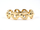 73593 - Circa 1950 Tiffany Gold Sapphire Link Bracelet