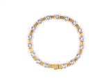 73630 - Gold Diamond Bar Link Bracelet