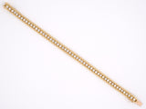 73660 - SOLD - Circa 1967 Oscar Heyman Gold Diamond Straight Line Bracelet