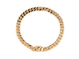 73678 - SOLD - Gold Curb Link Bracelet