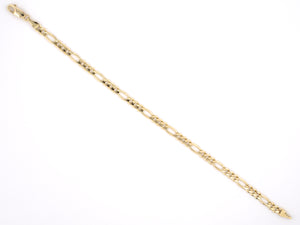 73679 - SOLD - Italy Gold Figaro Link Bracelet